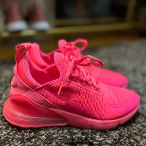Worn once EUC NIKE AIR MAX 27C hot pink sneakers 7.5